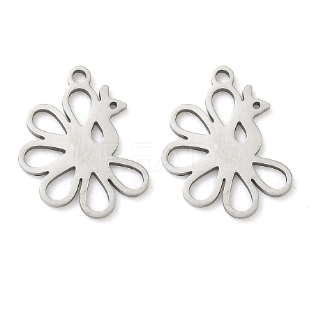 201 Stainless Steel Pendants STAS-F337-08P-1