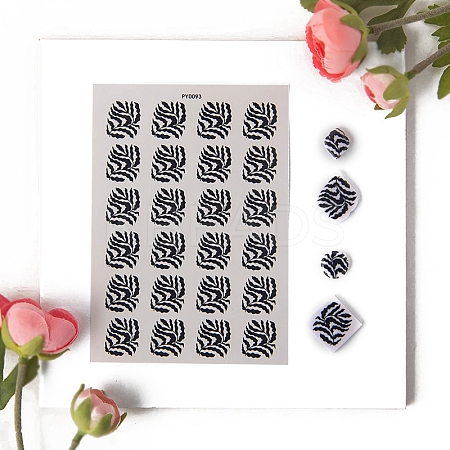 Polymer Clay Earrings Water Transfer Paper PW-WG1860F-03-1