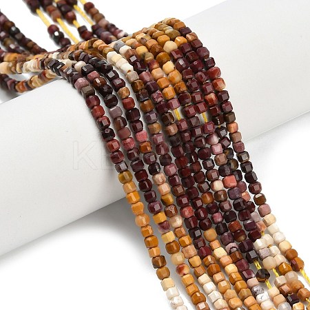 Natural Mookaite Beads Strands G-L634-D03-2.5x2.5mm-1