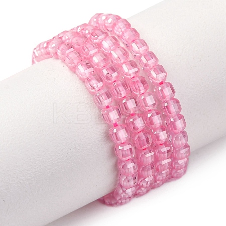 Cubic Zirconia Bead Strands ZIRC-P109-01B-01-1