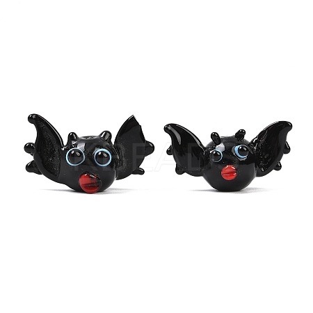 Halloween Handmade Lampwork Beads LAMP-Z016-01D-1