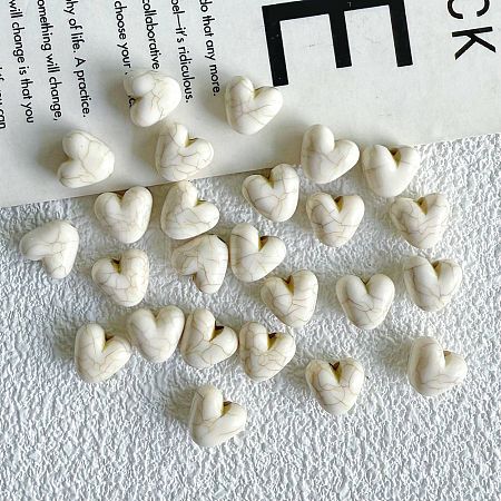 Synthetic Howlite Beads LS-G-V001-001F-1