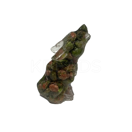 Resin Wolf Display Decoration PW-WG87335-03-1