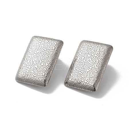 Non-Tarnish 304 Stainless Stud Earring Findings STAS-M314-02A-P-1