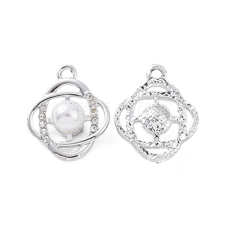 Alloy Rhinestone Pendants ALRI-C008-70P-1