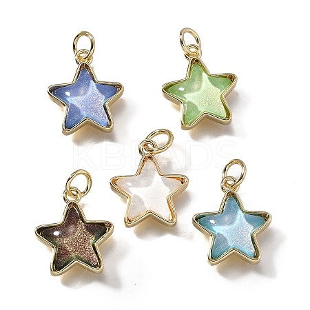 Brass Charms KK-Q043-01B-G-1