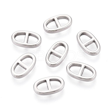 Non-Tarnish 304 Stainless Steel Connector Charms STAS-N097-168P-1