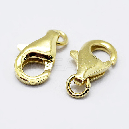925 Sterling Silver Lobster Claw Clasps STER-K167-074D-G-1