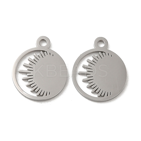 Non-Tarnish 304 Stainless Steel Charms STAS-J042-16P-1