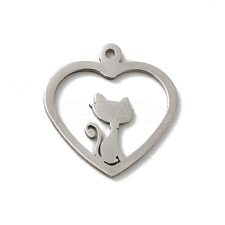 Non-Tarnish 201 Stainless Steel Pendants STAS-E206-06P-06-1