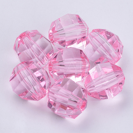 Transparent Acrylic Beads TACR-Q256-10mm-V03-1