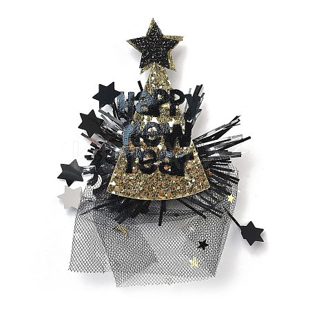 New Year's party Iron Hair Clip OHAR-R102-01P-1
