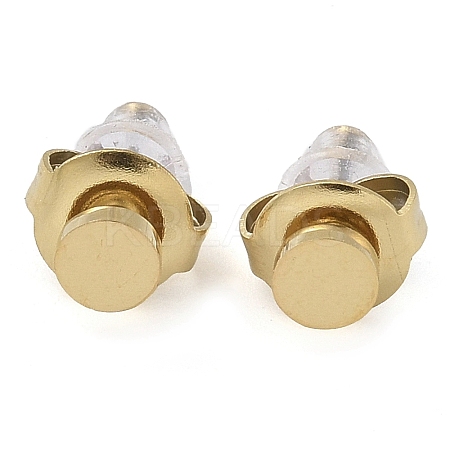 Ion Plating(IP) 304 Stainless Steel Stud Earrings for Women EJEW-B109-04D-G-1