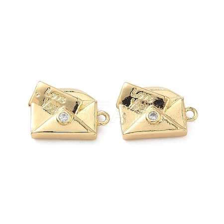 Brass Micro Pave Cubic Zirconia Pendants LS-KK-L260-23G-1