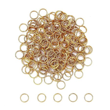 Iron Split Rings JRD8MM-01G-01-NF-1