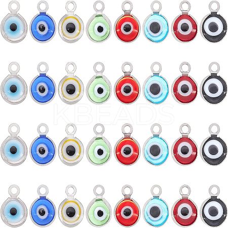 Handmade Lampwork Charms STAS-FH0001-22P-1