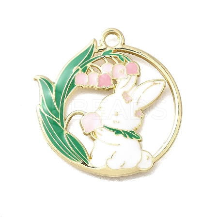 Alloy Enamel Pendants FIND-G090-03B-01-1