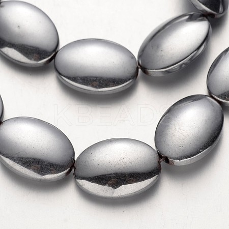 Electroplate Non-magnetic Synthetic Hematite Beads Strands G-F300-09-01-1
