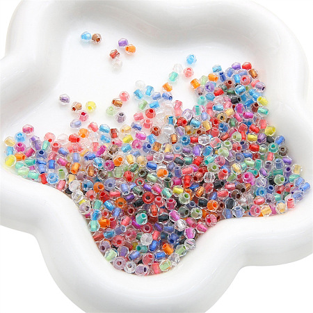 100Pcs Transparent Glass Beads X1-GLAA-P061-01A-1