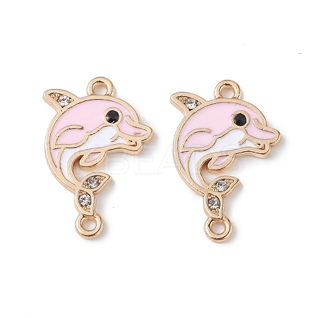 Alloy Enamel Connector Charms ENAM-I054-02B-1