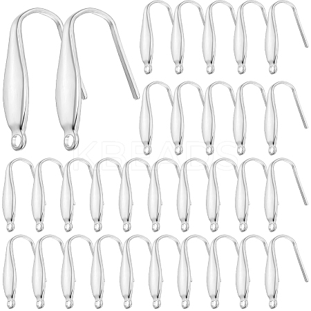 100Pcs 304 Stainless Steel Earring Hooks STAS-BBC0004-03-1
