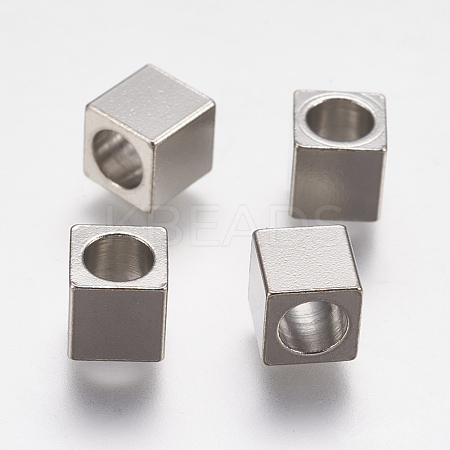 Tarnish Resistant 304 Stainless Steel European Beads STAS-K171-42P-1