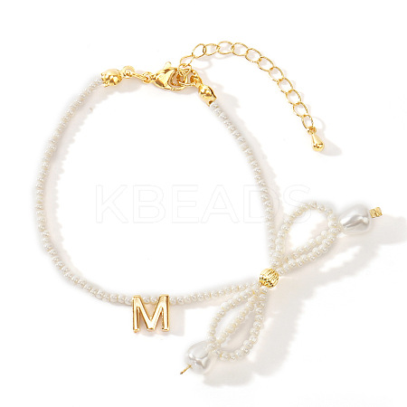 Glass Seed Beads Charm Bracelets for Women MK0655-1