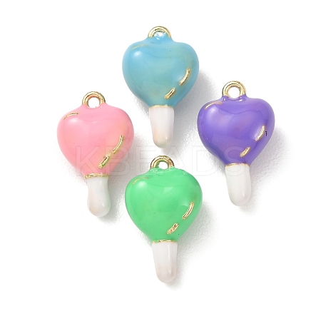 Alloy Enamel Pendants ENAM-F161-01C-1
