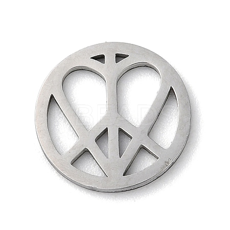Non-Tarnish 304 Stainless Steel Charms STAS-P338-05P-1