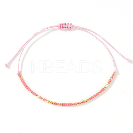 Bohemian Glass Seed Bead Braided Bead Bracelets ML0105-1-1