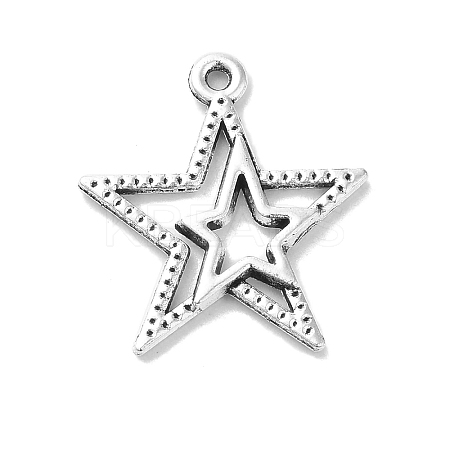 Tibetan Style Alloy Pendants PALLOY-O002-06A-AS-1