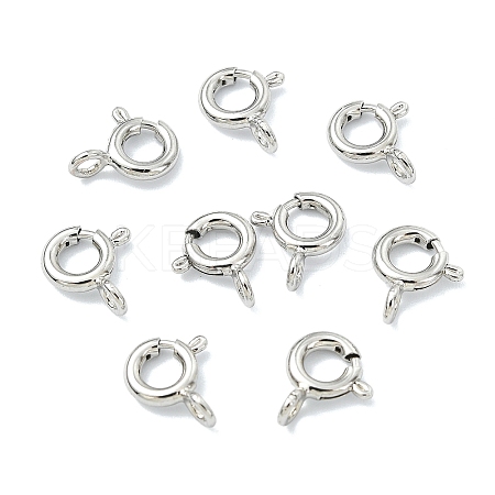 SHEGRACE Brass Spring Ring Clasps XGRPCN623-017P-1