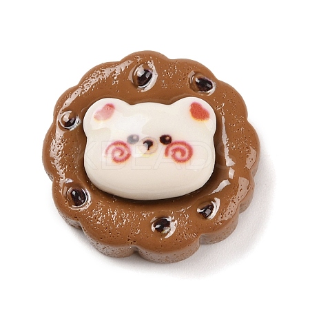 Bear Cookies Opaque Resin Decoden Cabochons LS-CRES-Q220-05B-1