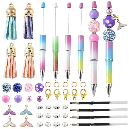 DIY Beadable Pen Sets DIY-FS0009-36-1