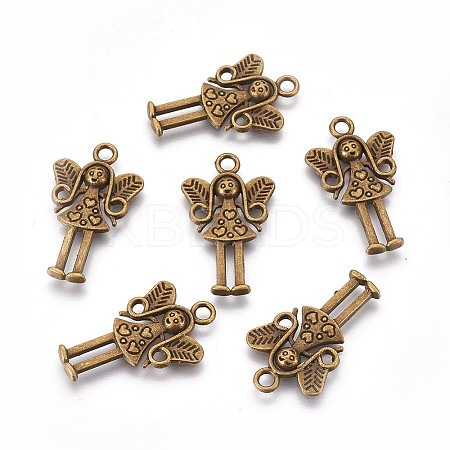Tibetan Style Alloy Fairy Pendants LS-X-TIBEP-S613-AB-LF-1