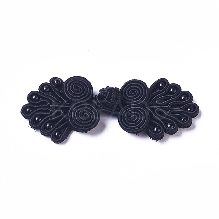 Handmade Chinese Frogs Knots Buttons Sets BUTT-WH0014-29E-1