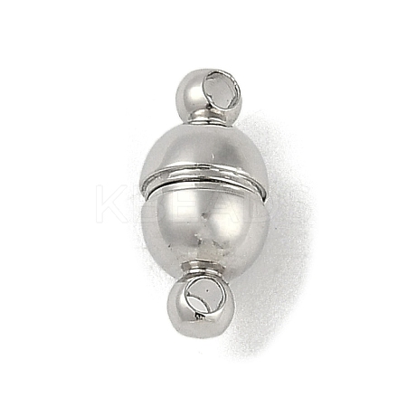 Rack Plating Brass Magnetic Clasps KK-Z070-19P-01-1