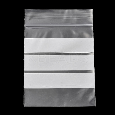 100Pcs PE Resealable Bags LS-OPP-Z003-01B-1