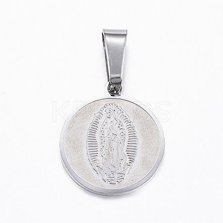 Non-Tarnish 304 Stainless Steel Pendants LS-STAS-H355-15P-1