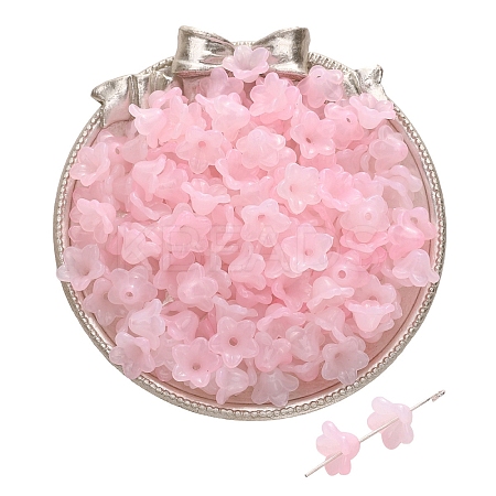 100Pcs Acrylic Bead Caps PW-WGC6A11-03-1