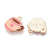 Alloy Enamel Pendants X-ENAM-T022-29-2