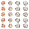 20Pcs 2 Colors Brass Beads RB-AR0001-07-1