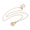 Brass Twelve Constellations Tarot Pendant Necklaces NJEW-Q006-01F-G-2