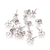 201 Stainless Steel Peg Bails Pendants STAS-TAC0002-30B-P-1