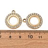 Alloy Rhinestone Pendants PALLOY-S052-04G-3