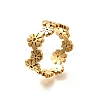 201 Stainless Steel Daisy Finger Ring for Women LS-RJEW-A053-01G-2