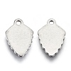 201 Stainless Steel Charms STAS-R118-02-3