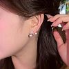 Alloy & Rhinestone & Imitation Pearl Stud Earrings for Women WG8F1A1-01-3