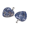 Natural Sodalite Pendants G-G956-B39-FF-5