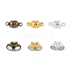 12 Sets 3 Colors Brass Magnetic Clasps KK-FS0001-55B-3